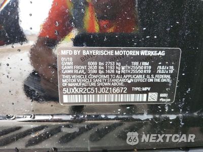 Zdjęcie 13 z 13 samochodu: 2018 BMW X5 SDRIVE35I VIN:5UXKR2C51J0Z16672 - miniatura