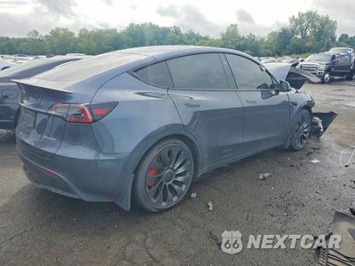Trzecie zdjęcie samochodu z tyłu: 2023 TESLA MODEL Y VIN:7SAYGDEF2PF860841 - miniatura
