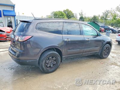 Trzecie zdjęcie samochodu z tyłu: 2013 CHEVROLET TRAVERSE LS VIN:1GNKVFKD5DJ231819 - miniatura