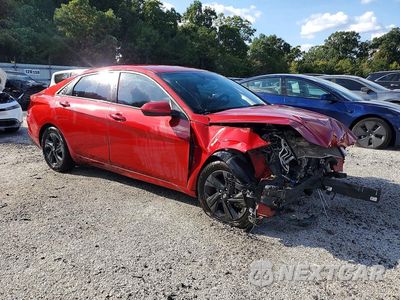 Czwarte zdjęcie samochodu z boku: 2023 HYUNDAI ELANTRA SEL VIN:KMHLM4AG2PU426632 - miniatura