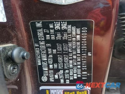 Zdjęcie 13 z 13 samochodu: 2011 KIA SORENTO LX VIN:5XYKT3A12BG046080 - miniatura
