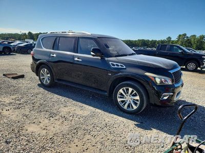 Czwarte zdjęcie samochodu z boku: 2016 INFINITI QX80 BASE VIN:JN8AZ2NF8G9612220 - miniatura