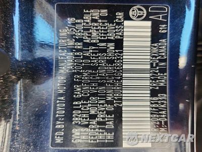 Zdjęcie 12 z 12 samochodu: 2016 TOYOTA COROLLA LE PLUS VIN:2T1BURHE4GC686321 - miniatura