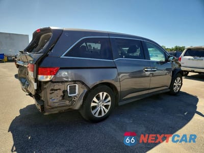 Trzecie zdjęcie samochodu z tyłu: 2017 HONDA ODYSSEY EXL VIN:5FNRL5H66HB013935 - miniatura