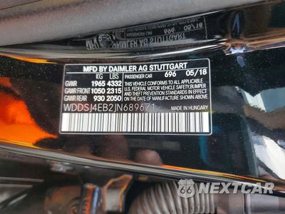 Zdjęcie 12 z 12 samochodu: 2018 MERCEDES-BENZ CLA 250 VIN:WDDSJ4EB2JN689671 - miniatura