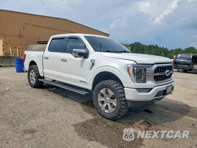 Czwarte zdjęcie samochodu z boku: 2021 FORD F150 SUPERCREW VIN:1FTFW1ED0MFB60134 - miniatura