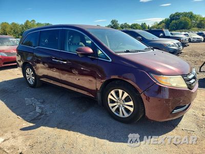 Czwarte zdjęcie samochodu z boku: 2014 HONDA ODYSSEY EX VIN:5FNRL5H46EB003030 - miniatura