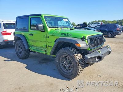 Czwarte zdjęcie samochodu z boku: 2025 JEEP WRANGLER SPORT VIN:1C4PJXAN1SW658425 - miniatura