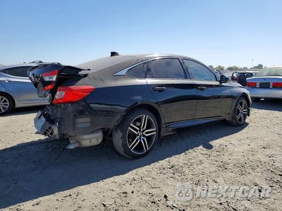 Trzecie zdjęcie samochodu z tyłu: 2020 HONDA ACCORD LX VIN:1HGCV1F12LA085931 - miniatura