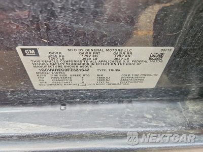 Zdjęcie 12 z 12 samochodu: 2015 CHEVROLET SILVERADO K1500 LT VIN:1GCVKREC0FZ331642 - miniatura
