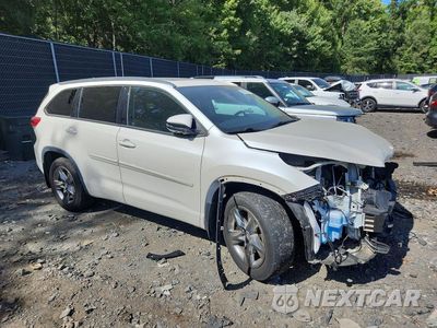 Czwarte zdjęcie samochodu z boku: 2019 TOYOTA HIGHLANDER LIMITED PLATINUM VIN:5TDDZRFH3KS711524 - miniatura