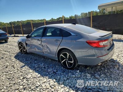 Drugie zdjęcie samochodu z przodu: 2021 HONDA ACCORD SPORT VIN:1HGCV1F32MA055654 - miniatura