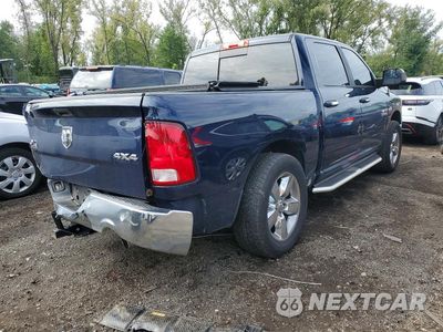 Trzecie zdjęcie samochodu z tyłu: 2018 RAM 1500 SLT VIN:3C6RR7LT3JG196063 - miniatura