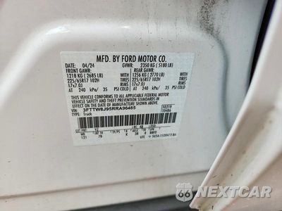 Zdjęcie 12 z 12 samochodu: 2024 FORD MAVERICK XLT VIN:3FTTW8J95RRA96485 - miniatura