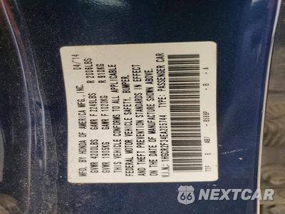 Zdjęcie 12 z 12 samochodu: 2014 HONDA ACCORD LX VIN:1HGCR2F34EA205744 - miniatura