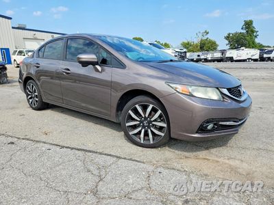Czwarte zdjęcie samochodu z boku: 2015 HONDA CIVIC EXL VIN:2HGFB2F97FH518196 - miniatura