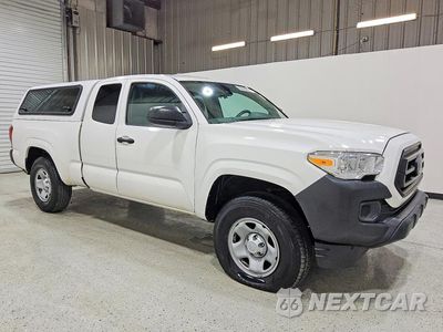 Czwarte zdjęcie samochodu z boku: 2021 TOYOTA TACOMA SR VIN:3TYRX5GNXMT028820 - miniatura