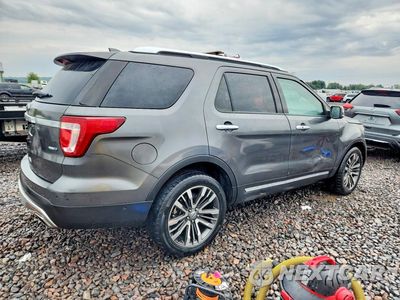 Trzecie zdjęcie samochodu z tyłu: 2017 FORD EXPLORER PLATINUM VIN:1FM5K8HT2HGD81233 - miniatura