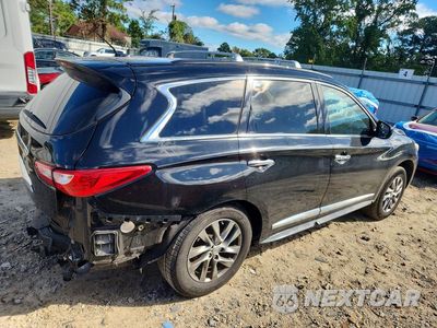 Trzecie zdjęcie samochodu z tyłu: 2014 INFINITI QX60 BASE VIN:5N1AL0MM3EC508148 - miniatura
