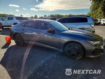 Czwarte zdjęcie samochodu z boku: 2022 ACURA TLX TECHNOLOGY VIN:19UUB5F40NA005527 - miniatura
