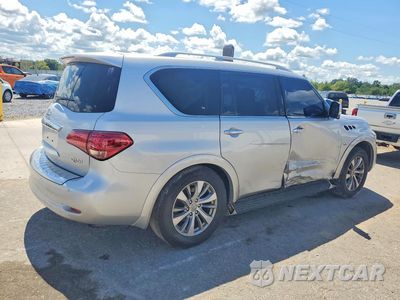 Trzecie zdjęcie samochodu z tyłu: 2016 INFINITI QX80 BASE VIN:JN8AZ2NF4G9613316 - miniatura