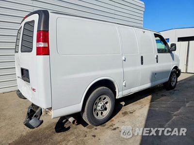Trzecie zdjęcie samochodu z tyłu: 2009 GMC SAVANA G1500 VIN:1GTFG15X391104314 - miniatura