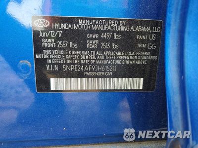 Zdjęcie 12 z 12 samochodu: 2018 HYUNDAI SONATA SE VIN:5NPE24AF9JH615211 - miniatura