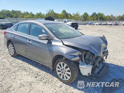 Czwarte zdjęcie samochodu z boku: 2019 NISSAN SENTRA S VIN:3N1AB7AP1KY431574 - miniatura