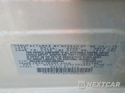 Zdjęcie 12 z 12 samochodu: 2016 NISSAN SENTRA S VIN:3N1AB7AP6GL682644 - miniatura