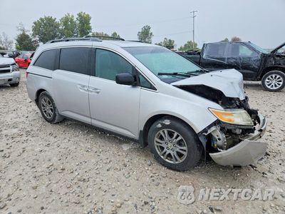 Czwarte zdjęcie samochodu z boku: 2011 HONDA ODYSSEY EXL VIN:5FNRL5H63BB028030 - miniatura