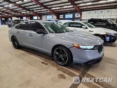 Czwarte zdjęcie samochodu z boku: 2023 HONDA ACCORD HYBRID SPORT-L VIN:1HGCY2F79PA036278 - miniatura