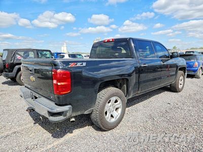 Trzecie zdjęcie samochodu z tyłu: 2014 CHEVROLET SILVERADO K1500 LT VIN:3GCUKREC6EG375249 - miniatura