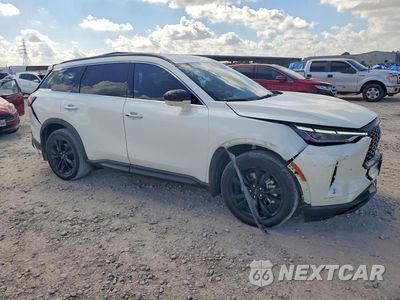 Czwarte zdjęcie samochodu z boku: 2025 INFINITI QX60 LUXE VIN:5N1AL1FR7SC351606 - miniatura