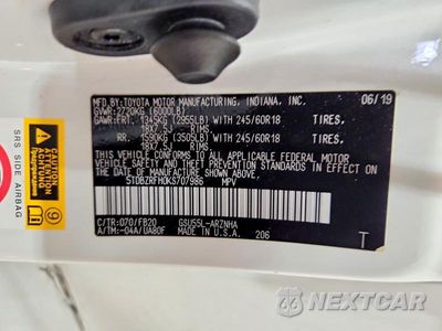 Zdjęcie 13 z 13 samochodu: 2019 TOYOTA HIGHLANDER LE VIN:5TDBZRFH0KS707986 - miniatura