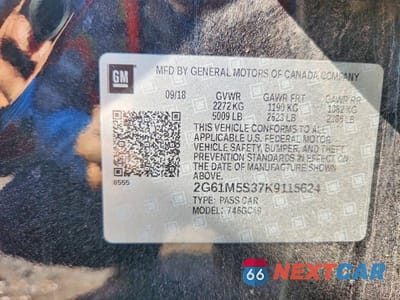 Zdjęcie 12 z 12 samochodu: 2019 CADILLAC XTS LUXURY VIN:2G61M5S37K9115624 - miniatura
