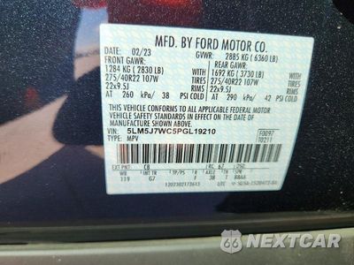 Zdjęcie 14 z 14 samochodu: 2023 LINCOLN AVIATOR BLACK LABEL VIN:5LM5J7WC5PGL19210 - miniatura