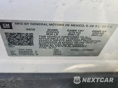 Zdjęcie 13 z 13 samochodu: 2018 GMC TERRAIN SLT VIN:3GKALVEV9JL369557 - miniatura