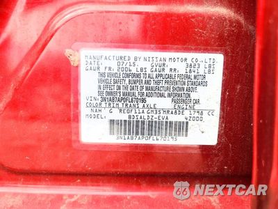Zdjęcie 12 z 12 samochodu: 2015 NISSAN SENTRA SV VIN:3N1AB7AP0FL670195 - miniatura