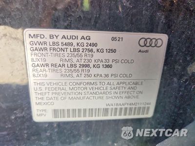 Zdjęcie 13 z 13 samochodu: 2021 AUDI Q5 PREMIUM PLUS VIN:WA1BAAFY4M2111244 - miniatura