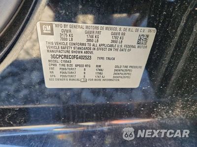 Zdjęcie 12 z 12 samochodu: 2015 CHEVROLET SILVERADO C1500 LT VIN:3GCPCREC0FG402523 - miniatura