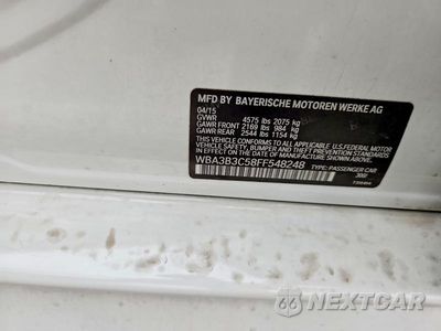 Zdjęcie 12 z 12 samochodu: 2015 BMW 328 XI VIN:WBA3B3C58FF548248 - miniatura