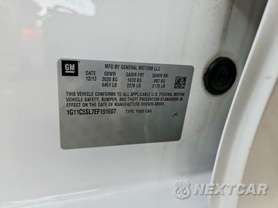 Zdjęcie 12 z 12 samochodu: 2014 CHEVROLET MALIBU 1LT VIN:1G11C5SL7EF191607 - miniatura