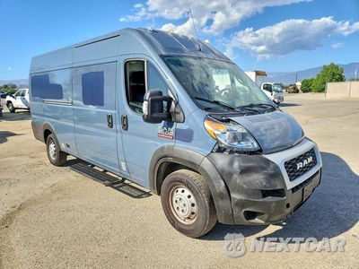 Czwarte zdjęcie samochodu z boku: 2021 RAM PROMASTER 3500 DELIVERY VAN VIN:3C6MRVJG6ME535807 - miniatura