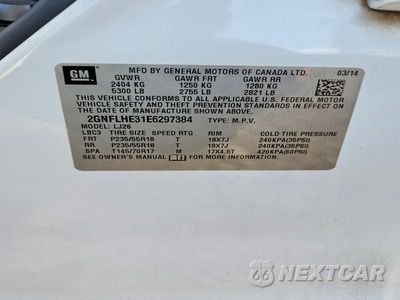 Zdjęcie 14 z 14 samochodu: 2014 CHEVROLET EQUINOX LTZ VIN:2GNFLHE31E6297384 - miniatura