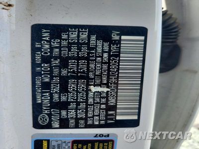Zdjęcie 14 z 14 samochodu: 2017 HYUNDAI SANTA FE LIMITED ULTIMATE VIN:KM8SRDHF9HU248052 - miniatura
