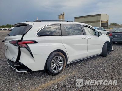 Trzecie zdjęcie samochodu z tyłu: 2022 TOYOTA SIENNA XSE VIN:5TDDSKFC4NS059419 - miniatura