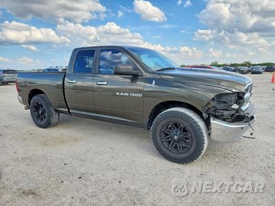 Czwarte zdjęcie samochodu z boku: 2012 DODGE RAM 1500 SLT VIN:1C6RD7GP3CS266491 - miniatura