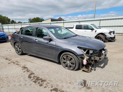 Czwarte zdjęcie samochodu z boku: 2008 HONDA ACCORD EXL VIN:1HGCP26828A133058 - miniatura