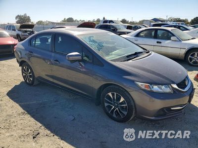 Czwarte zdjęcie samochodu z boku: 2015 HONDA CIVIC EX VIN:2HGFB2F84FH565175 - miniatura