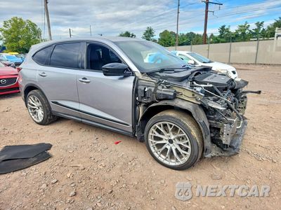 Czwarte zdjęcie samochodu z boku: 2022 ACURA MDX A-SPEC VIN:5J8YE1H04NL021004 - miniatura